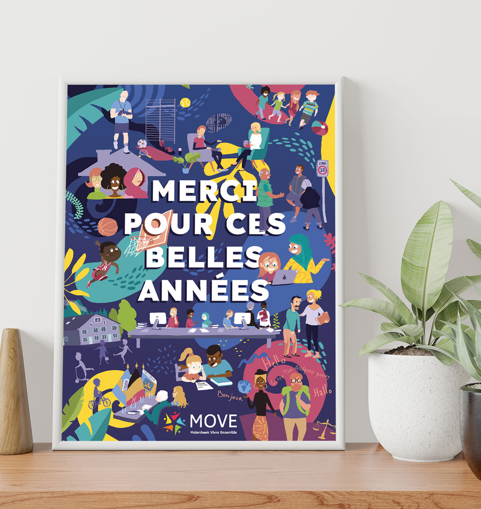 illustrations services sociaux asbl Bruxelles Molenbeek